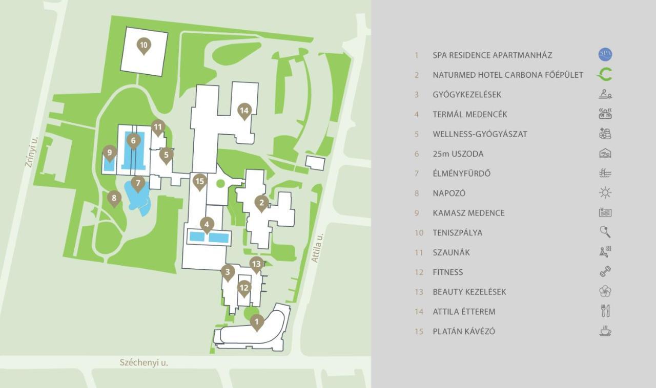 Spa Residence Carbona Great Time Apartman Hévíz Εξωτερικό φωτογραφία